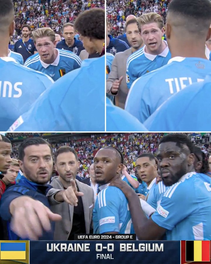 ESPN：比利时赛后全队激烈讨论，主教练手指摄像机要求别拍